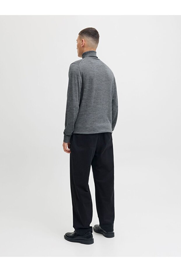 Rollkragenpullover Einfarbig Rollkragenpullover - 3