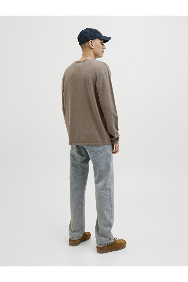 Strickpullover Einfarbig Strickpullover - 3