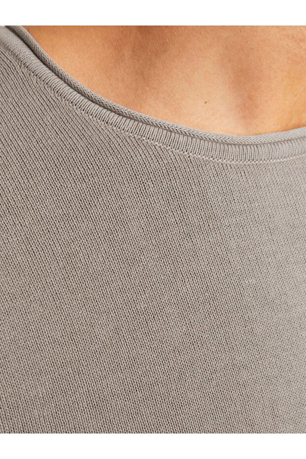 Strickpullover Einfarbig Strickpullover - 6