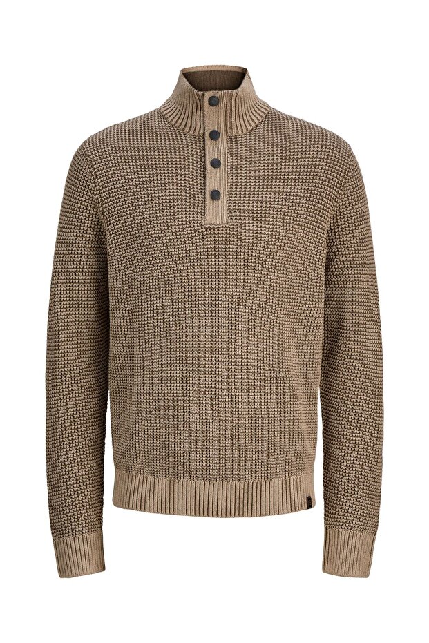 Strickpullover Einfarbig Strickpullover - 2