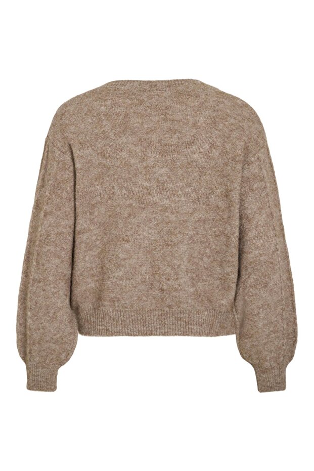 Strickpullover V-Ausschnitt - 3