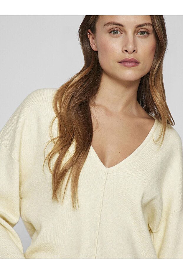 Strickpullover V-Ausschnitt - 6
