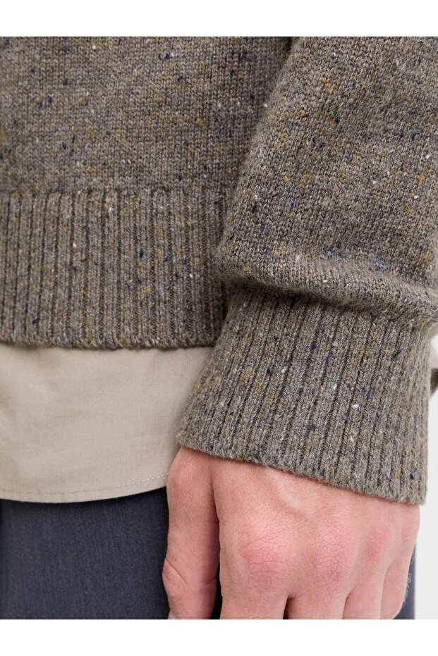 Strickpullover Einfarbig Strickpullover - 7