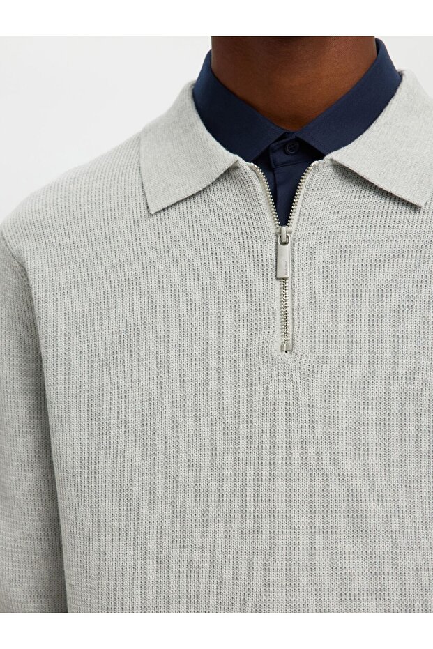 Half-zip Pullover Langarm - 5