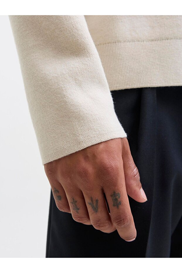 Strickpullover Einfarbig Strickpullover - 6