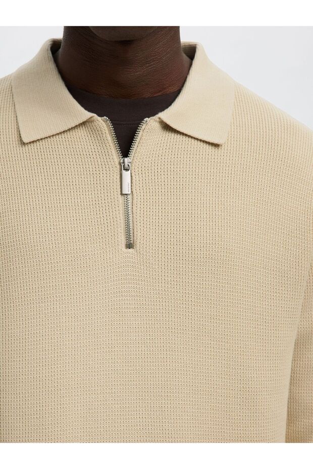 Half-zip Pullover Langarm - 5