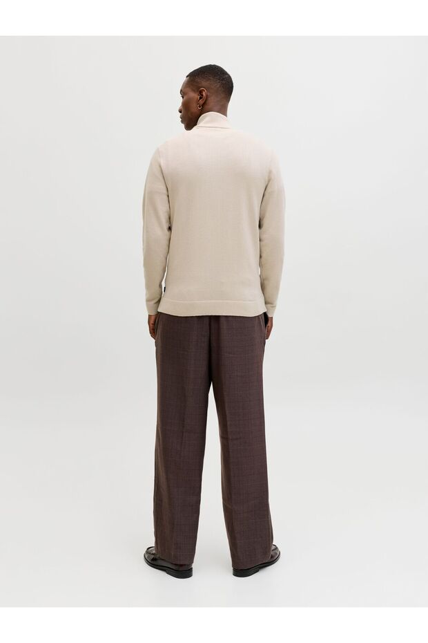 Strickpullover Einfarbig Strickpullover - 3