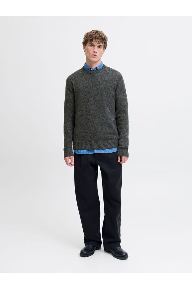 Strickpullover Einfarbig Strickpullover - 4