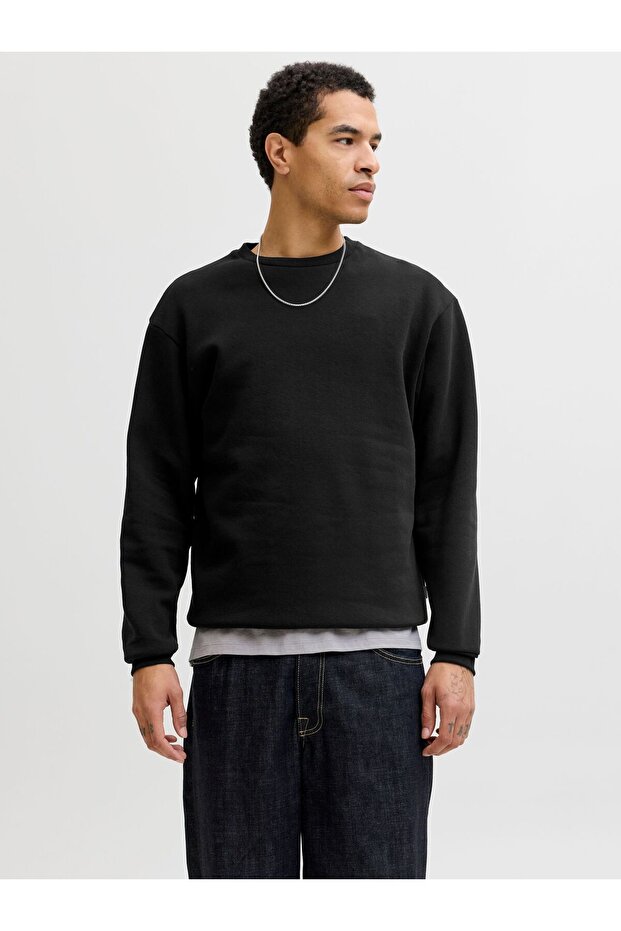 Sweatshirt Einfarbig Sweatshirt - 1