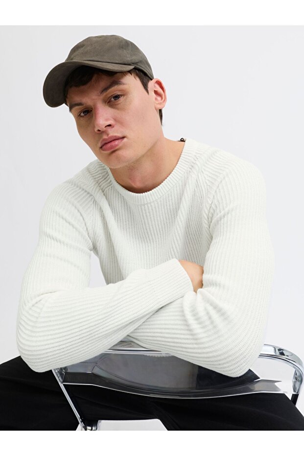 Strickpullover Einfarbig Strickpullover - 7