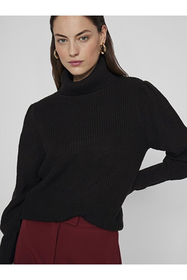 Strickpullover mit Rollkragen - 8