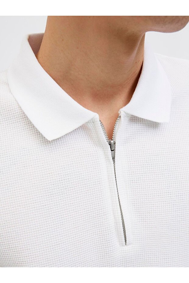 Poloshirt Einfarbig Poloshirt - 7