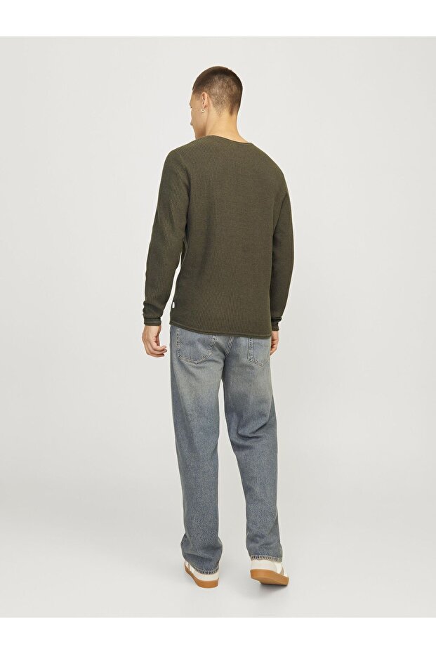 Strickpullover Einfarbig Strickpullover - 3