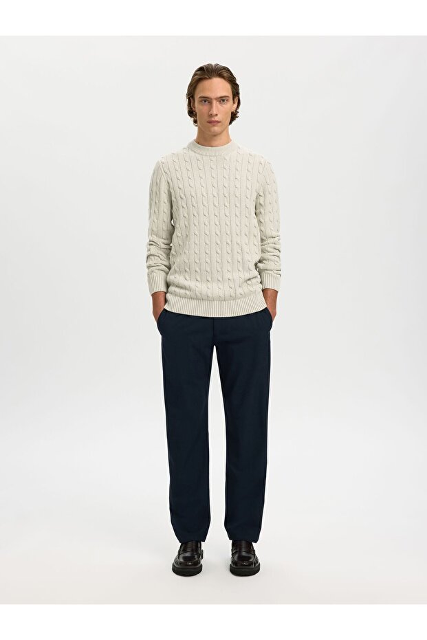 Strickpullover Zopfstrick - 6