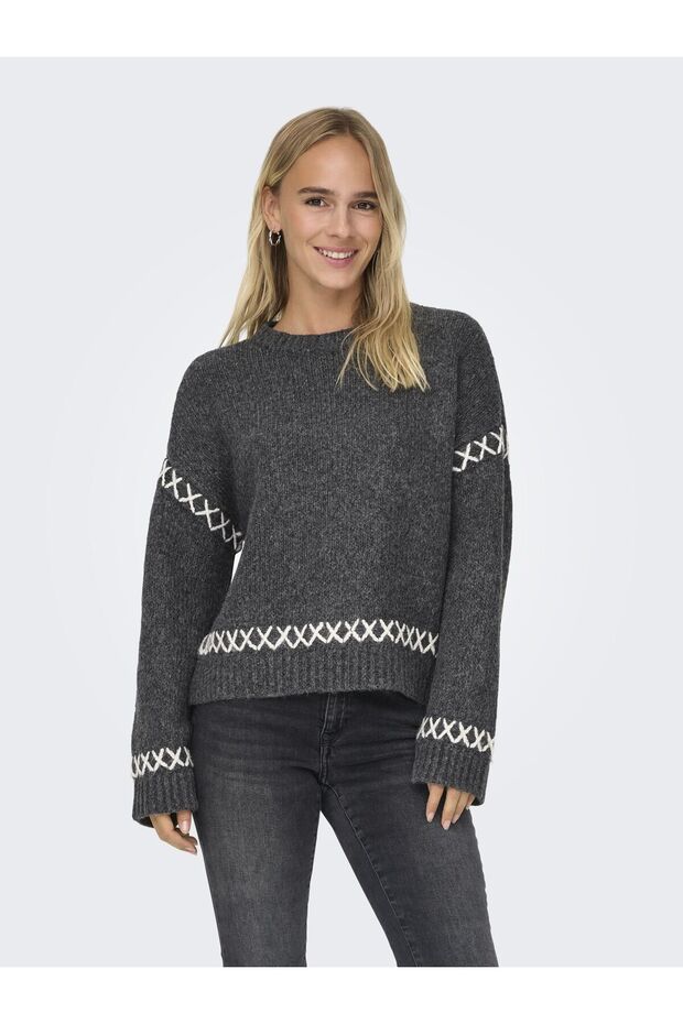 Strickpullover ONLAMANDA Strickpullover - 1