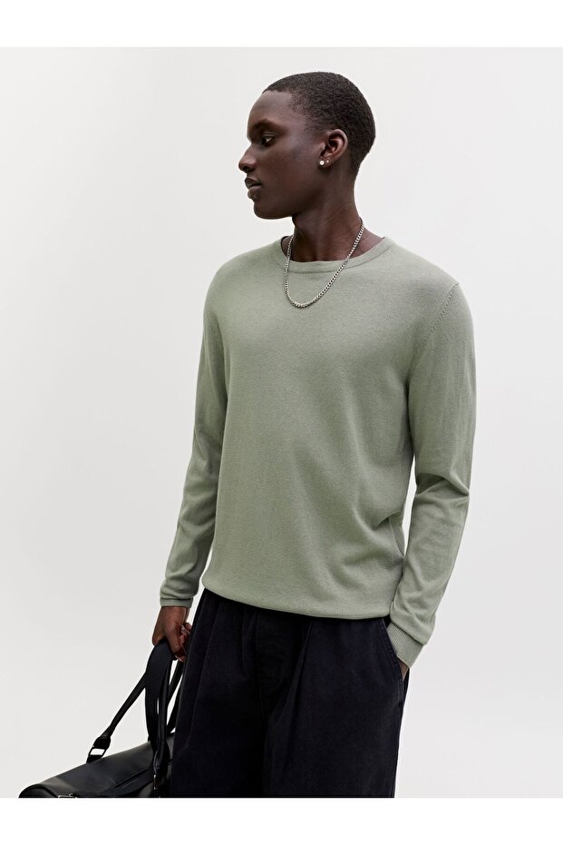 Strickpullover Einfarbig Strickpullover - 8