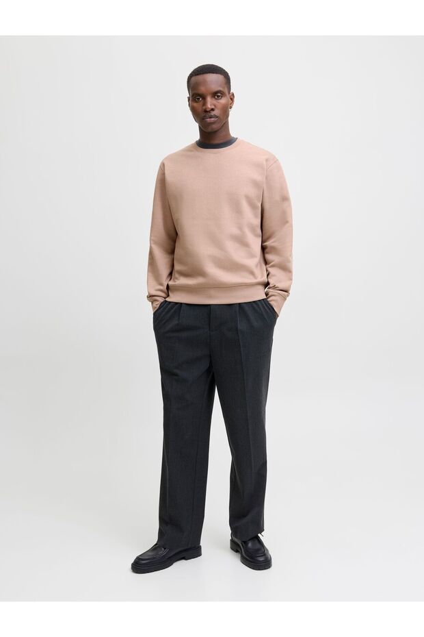 Sweatshirt Einfarbig Sweatshirt - 5