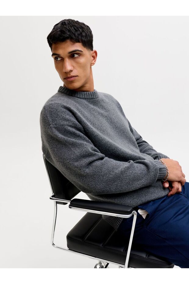 Strickpullover Einfarbig Strickpullover - 7