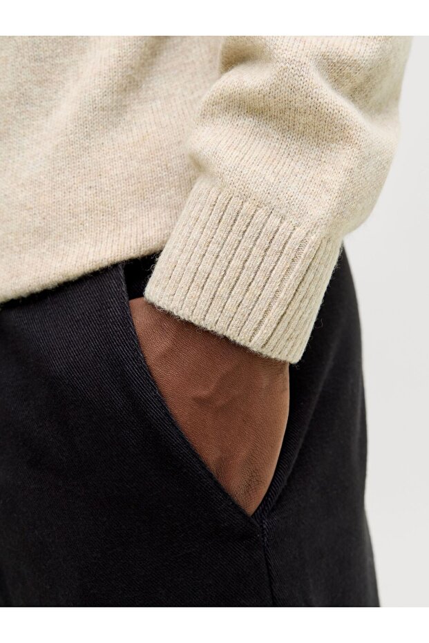 Strickpullover Einfarbig Strickpullover - 5