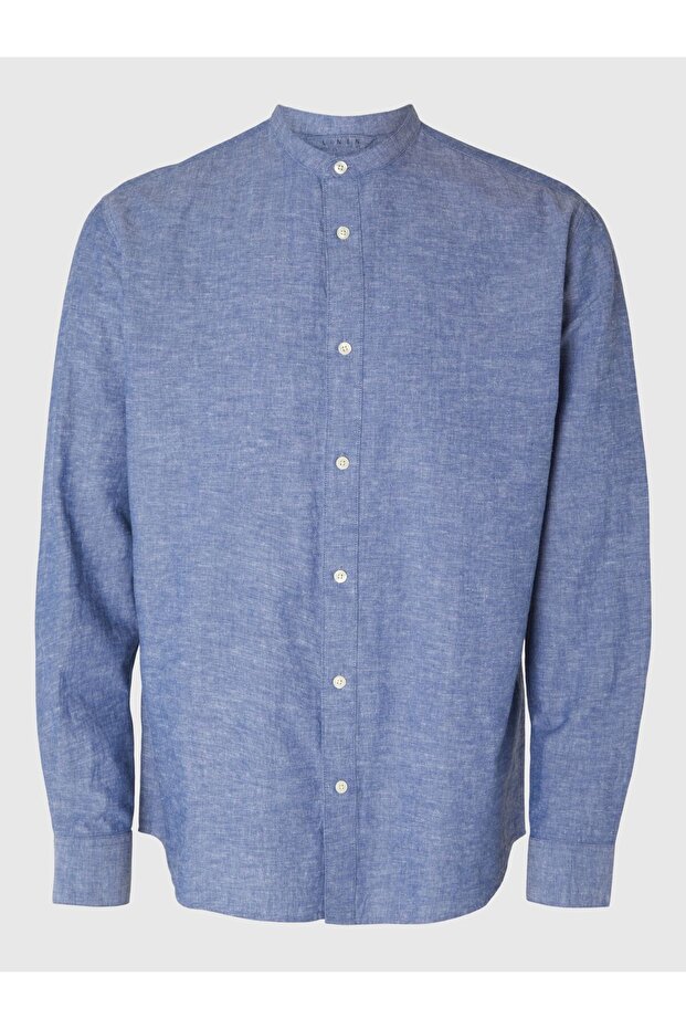 Hemd Langarm Leinenmix - 2