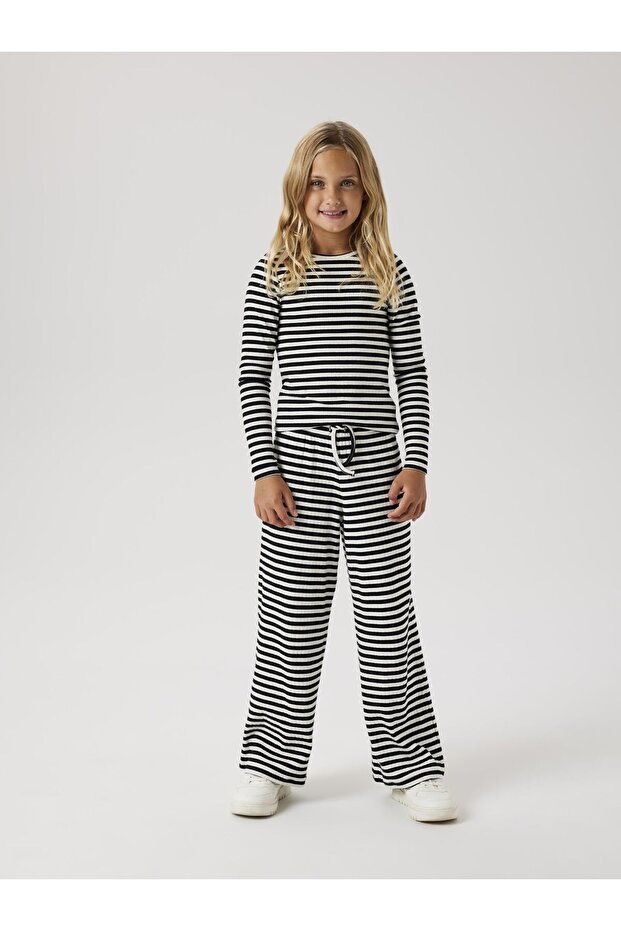 Oberteil mit langen Ärmeln Rippstrick - 5