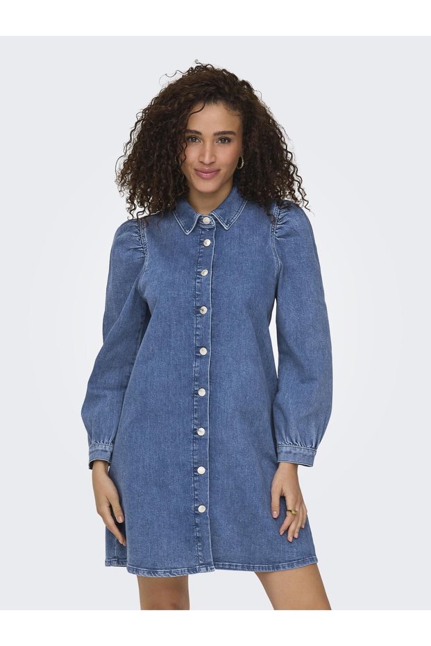 Rochie din denim ONLALMA Rochie scurtă