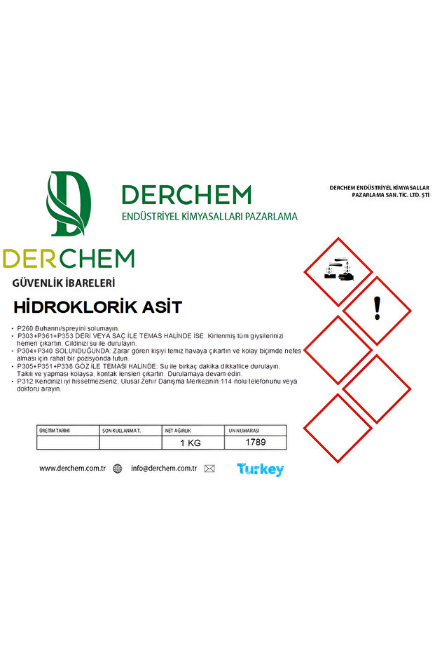 HİDROKLORİK ASİT (HCL) %35 - 2
