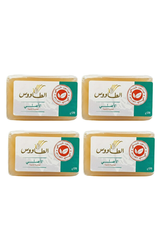 مجموعة صابون الطاووس استحمام من 4 قطع 4 × 120 جرام