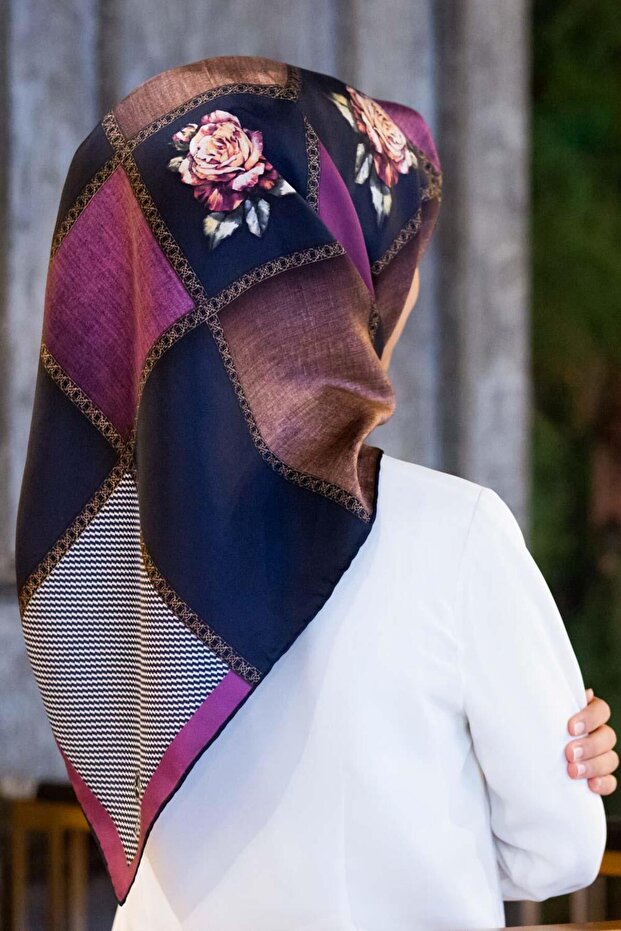 Twill İpek Eşarp - 1