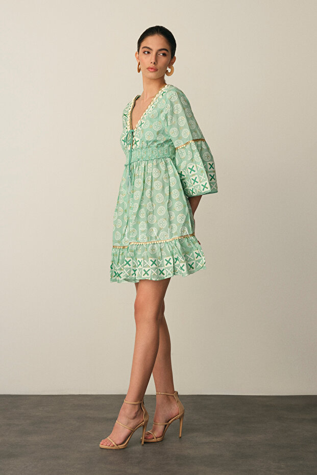 Asma Short Dress - 3