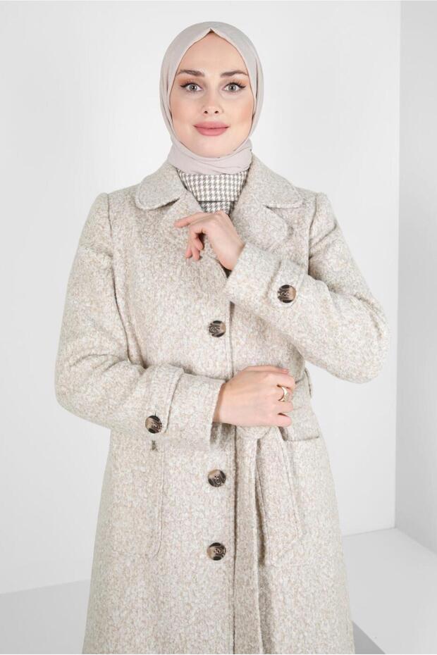 معطف بحزام 90444