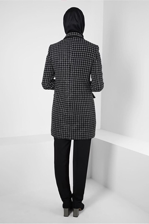 30409 Model Checkered Pants Set - 3