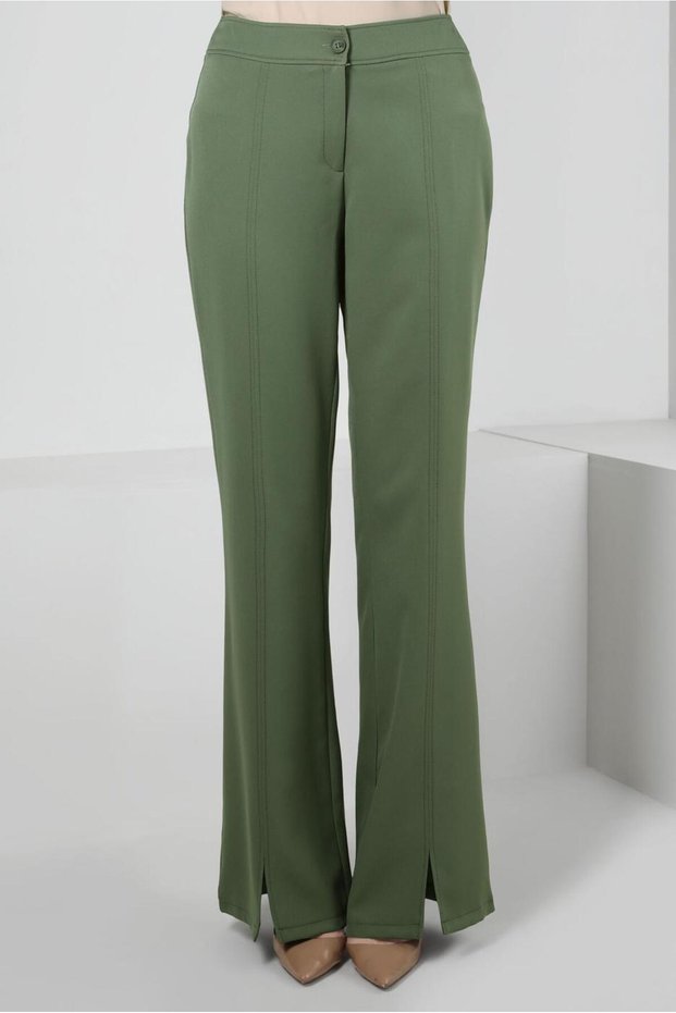 SPANISH TROUSERS WITH SLIT DETAIL 70551