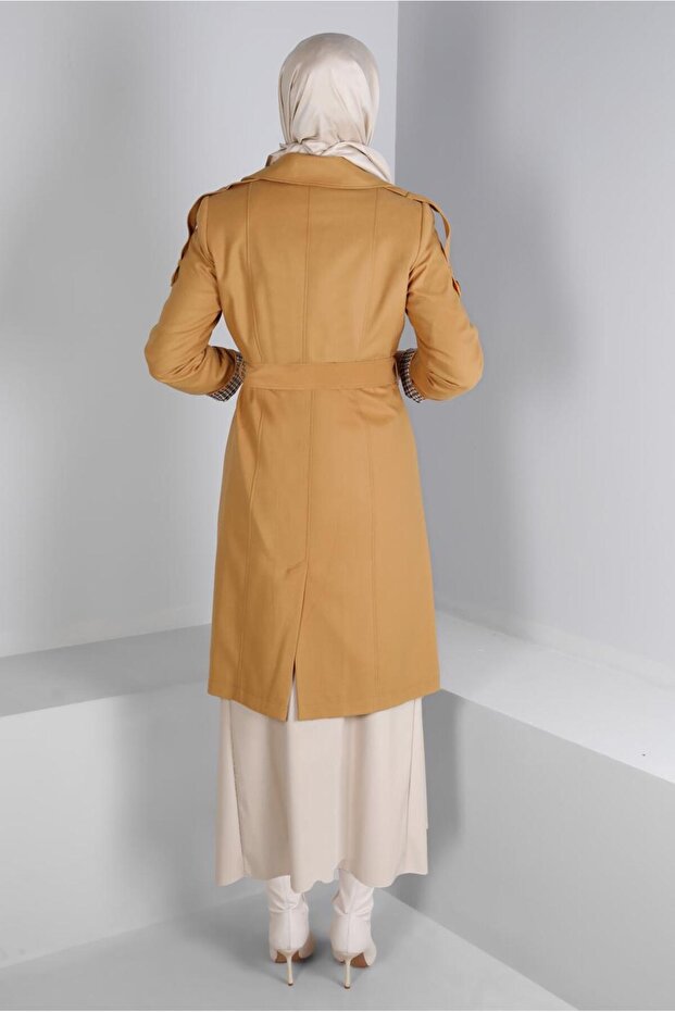 سترة واق من المطر بأزرار مفصلة بنمط كازاجي 10680 - 3