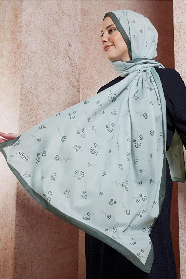 شال ALVINA 7469 موديل نمط الأزهار