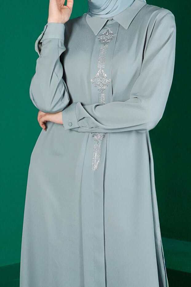 تونيك مطبوع بالحجر 42875 - 4