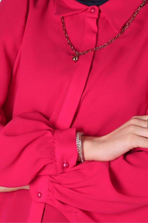 بلوزة بأزرار مخفية 42926 - 4