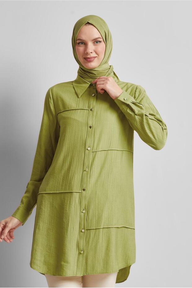 Shirt Collar Tunic 45676