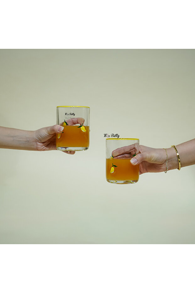 Linda 2-Piece Glass Soft Drink Cup