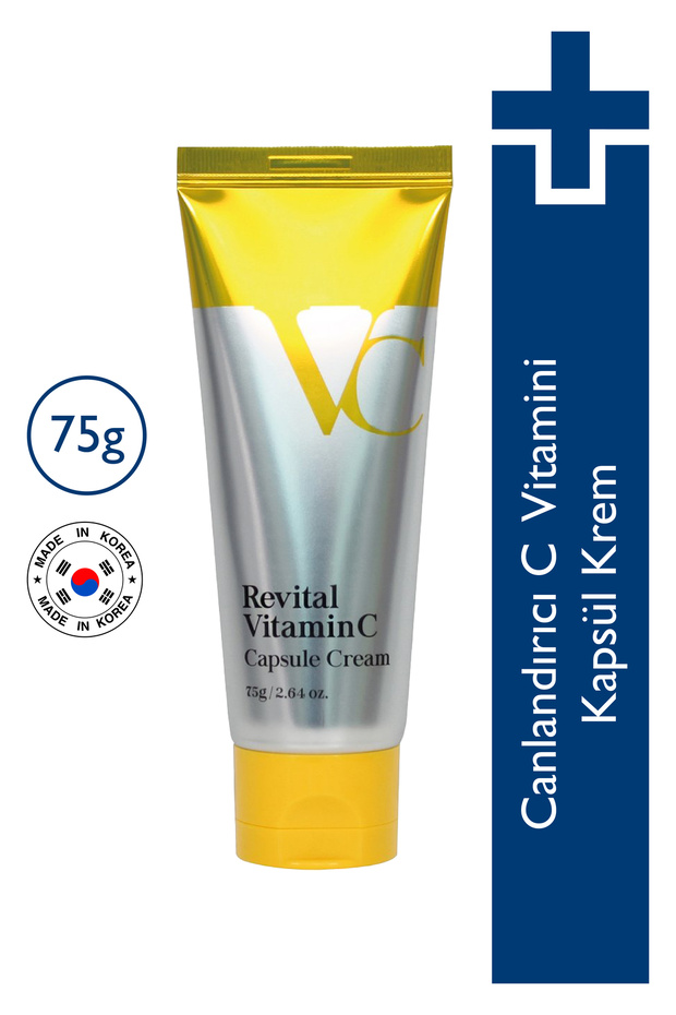 Dr+Medm Revital Vitamin C Capsule Moisturizing Face Cream Skin Tone Equalizer and Brightening 75 ml