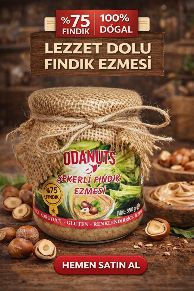 Şekerl fındık ezmesi