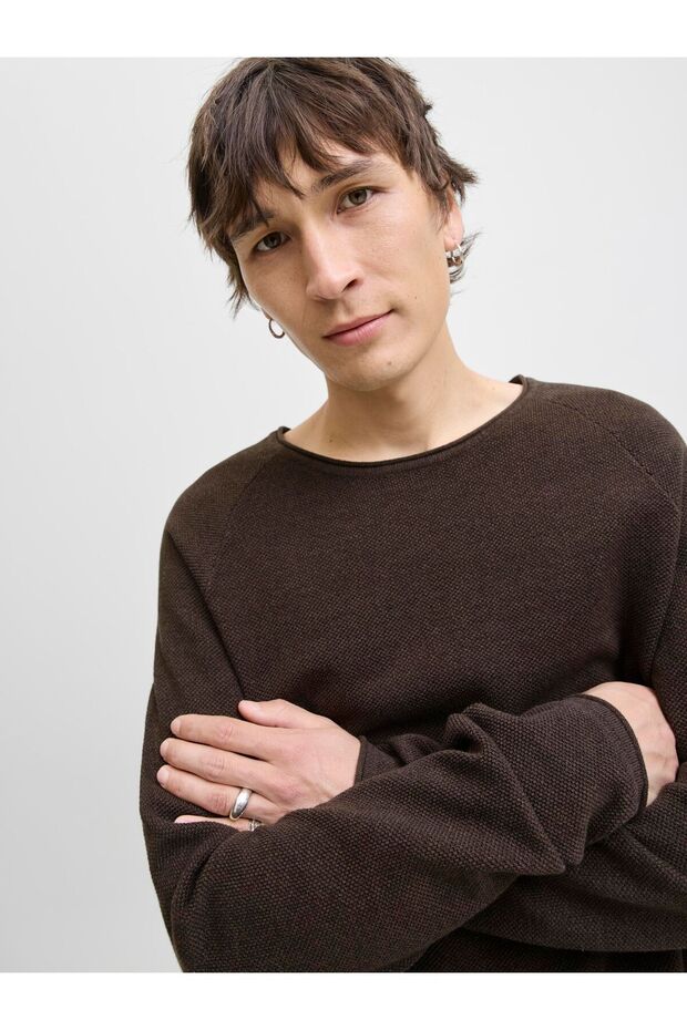 Strickpullover Einfarbig Strickpullover - 7