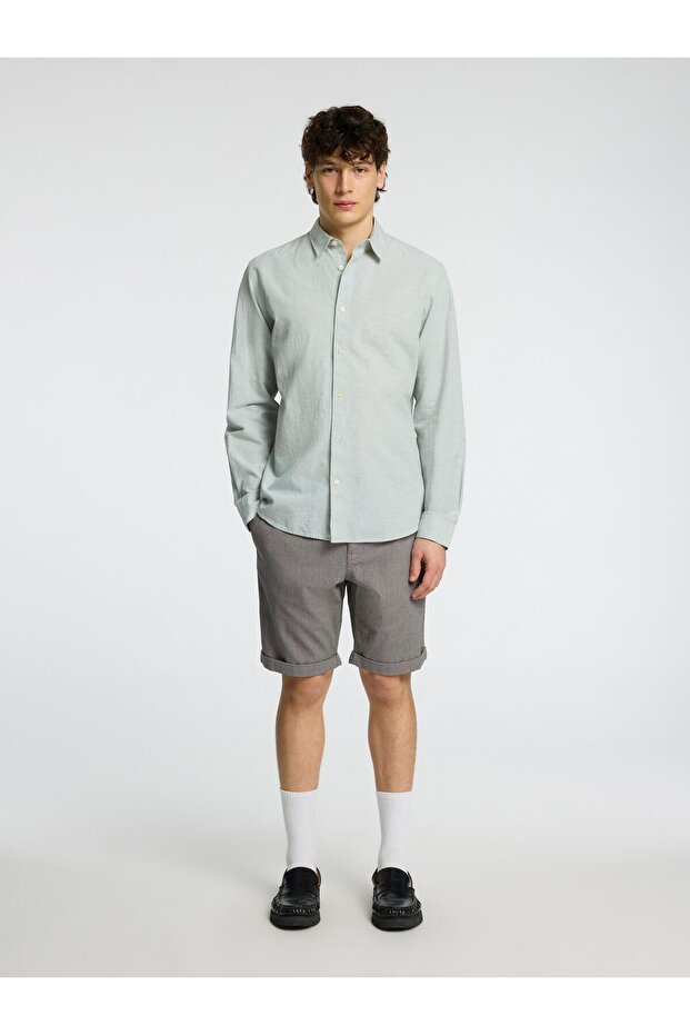 Shorts Dehnbare Baumwoll - 4