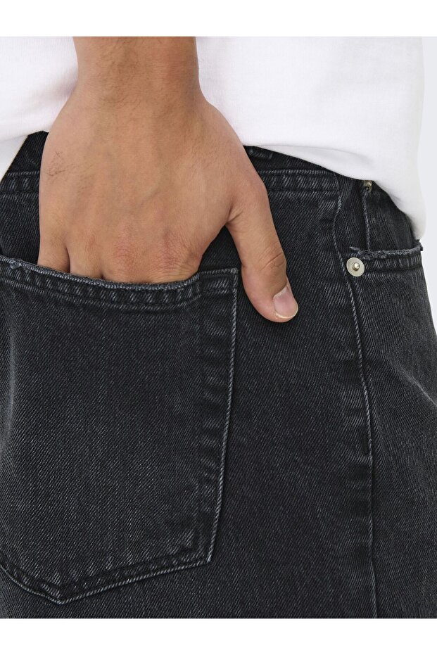 Jeans-Shorts ONSEDGE Mid Rise Gerade geschnitten Shorts - 7