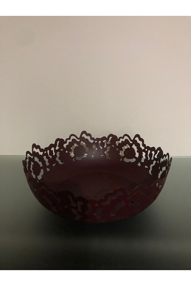 Silkesträd 18 cm Decorative Bowl - Brown/Red Steel