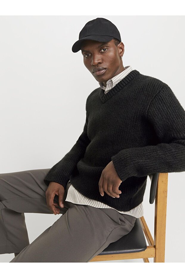 Strickpullover Einfarbig Strickpullover - 7