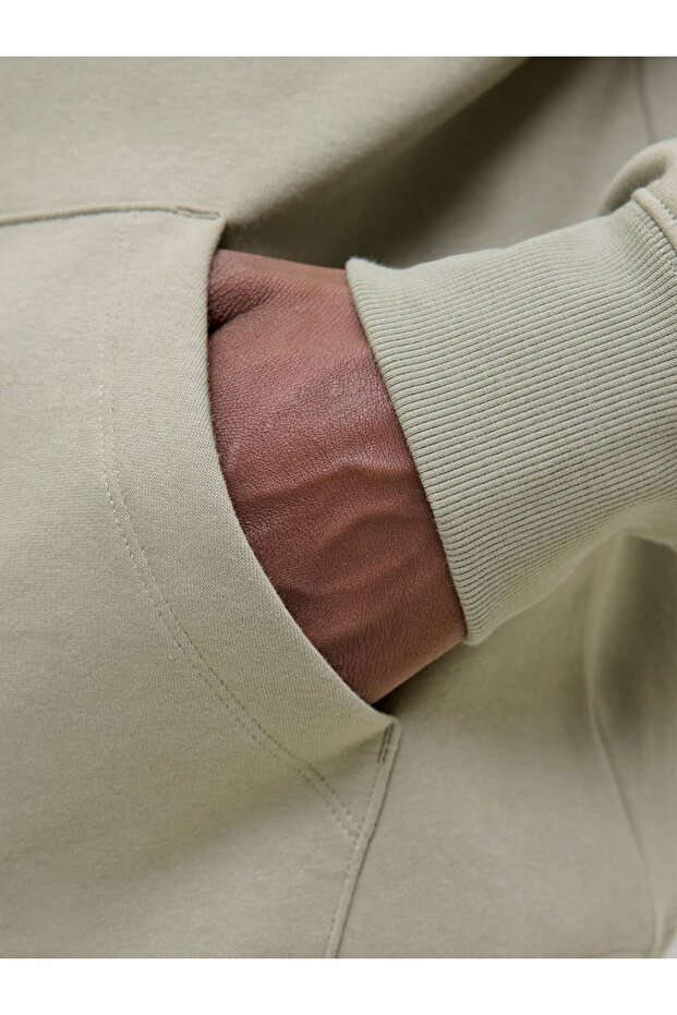 Kapuzenpullover Einfarbig Kapuzenpullover - 6