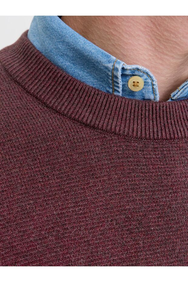 Strickpullover Einfarbig Strickpullover - 5