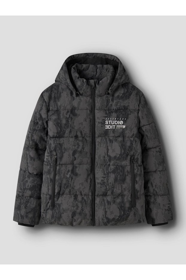 Pufferjacke Camouflage