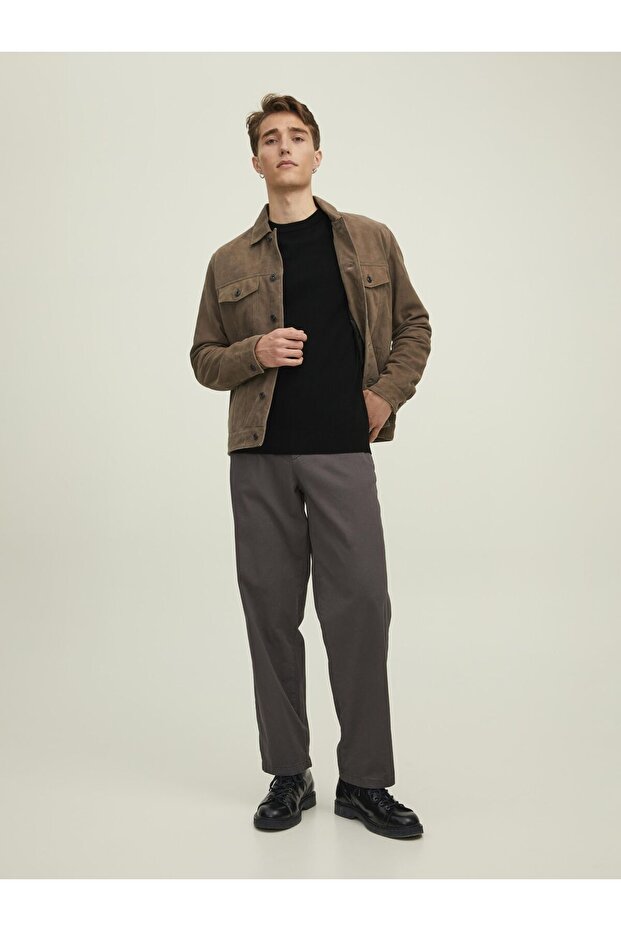 Strickpullover Einfarbig Strickpullover - 4